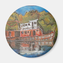 Tug Boat Refrigerator Magnet