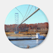 Tug boat refrigerator magnet