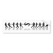 Tug of war dollar money concept bumper stickers