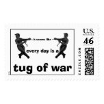 tug of war stamp