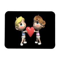 Tug Of War Rectangle Magnet