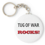 Tug Of War Rocks Keychain