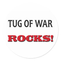 Tug Of War Rocks Sticker