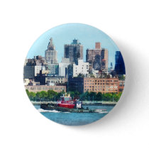 Tugboat Against Manhattan Skyline buttons