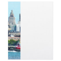Tugboat Against Manhattan Skyline letterhead
