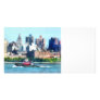Tugboat Against Manhattan Skyline Photo Cards