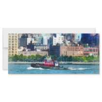 Tugboat Against Manhattan Skyline rack cards
