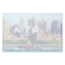 Tugboat Against Manhattan Skyline stationery