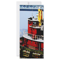 Tugboat at Penn's Land Philadelphia, PA Custom Rack Card