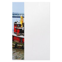 Tugboat at Penn's Land Philadelphia, PA Personalized Stationery