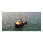 Tugboat Barbados II Custom Photo Card