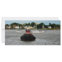 Tugboat Bow Norfolk VA Rack Card