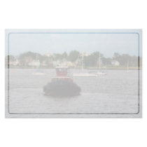 Tugboat Bow Norfolk VA Stationery Paper