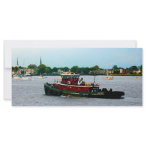 Tugboat Norfolk VA Custom Rack Card