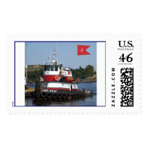Tugboat Stamp by spfino Tugboat Stamp