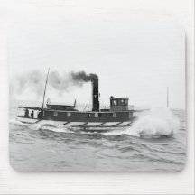 Tugboat William Sprague, late 1800s Mouse Pad