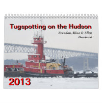 Tugspotting on the Hudson, Brendan, Rhea & Ellen calendars