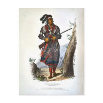 Tuko-See Mathla A Seminole Chief Postcard