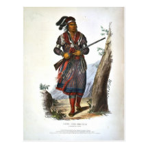 Tuko-See Mathla A Seminole Chief Postcard