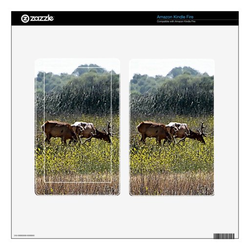Tule Elk Decal For Kindle Fire