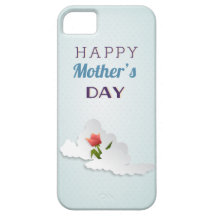 Tulip and Clouds Mother's Day iPhone 5 Cases