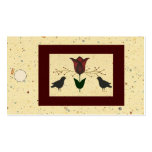 Tulip And Crows Hang Tag Business Card