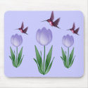 Tulip and Hummingbird mousepads