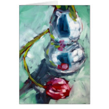 Tulip and Silver Vase Card