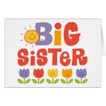 Tulip Big Sister Greeting Cards