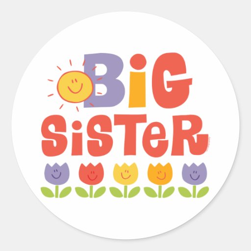 6,000+ Big Sister Stickers and Big Sister Sticker Designs | Zazzle