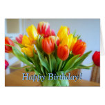 Tulip Birthday Card