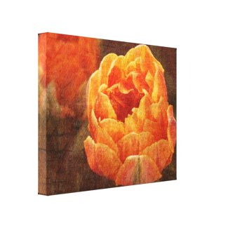 tulip canvas print wrappedcanvas