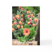 Tulip Cart Easter card by CaroleArt Tulip Cart Easter card
