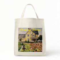 Tulip country organic grocery bag by Tranquil_Quietude Tulip country organic grocery bag