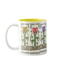 Tulip Garden mug 2 by haidabeaver Tulip Garden mug 2