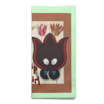 Tulip Girl Napkins