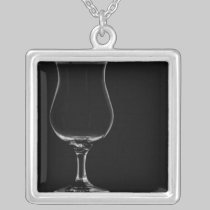 Tulip glass necklaces