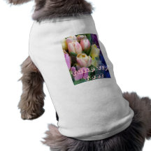 Tulip Hyacinths Pet Tshirt