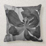 Tulip in Black and White American Mojo Pillow
