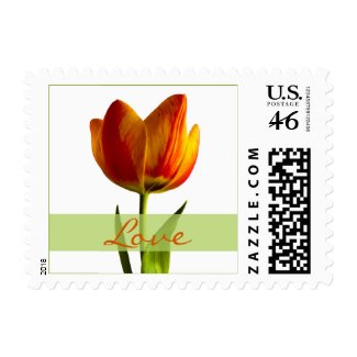 Tulip Love Wedding Postage stamp