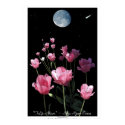 "TULIP MOON" Art Print & Posters