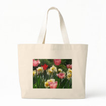 tulip,pink tulip and daffodil bags