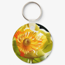 "Tulip Poplar" Yellow Flower Watercolor keychains by PaulJacksonart "Tulip Poplar" Yellow Flower Watercolor keychains