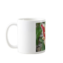 tulip,red and yellow fringe mug