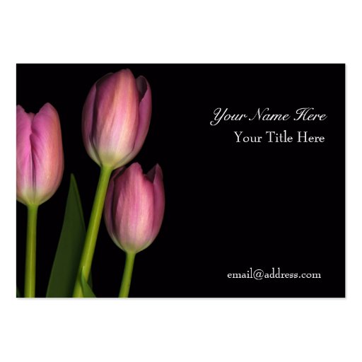 Tulip Reflection Business Card... - Customized