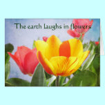 Tulip Spring Joy Earth Day Greeting cards