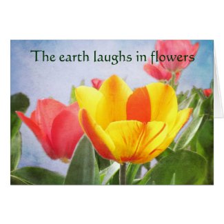 Tulip Spring Joy Earth Day Greeting Cards