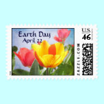 Tulip Spring Joy Earth Day Postage stamps