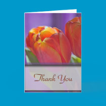 Tulip Thank You Card cards