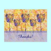 Tulip Thanks! postcards